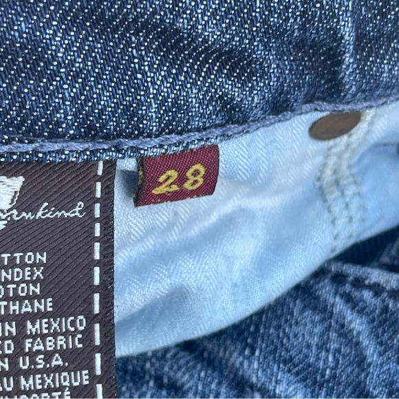 7 for ALL MANKIND Distressed Denim Bootcut Jeans Women's 28 Y2K inspired - Picture 13 of 13